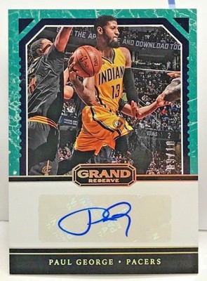 paul george autographed jersey